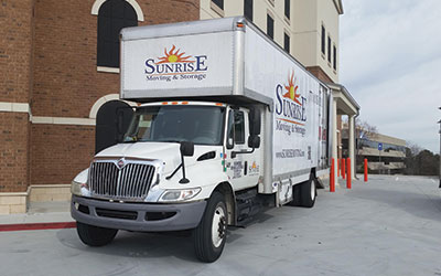 Sunrise Truck on commercial move